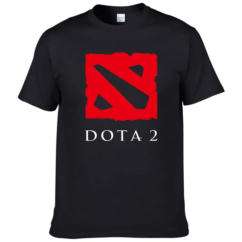 Модные топы Keep Calm And Play Dota 2 футболки мужские летние из хлопка #023|Мужские футболки|