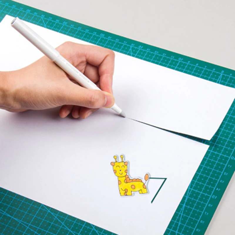 

White Wear-resistant ceramic paper cutter pen knife paper crafts notebook DIY newspaper magazine
