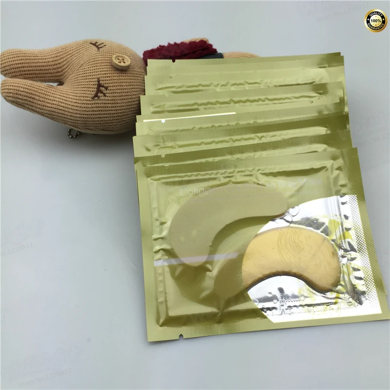 1 пара коллагеновая маска для век с кристаллами|crystal eye mask|crystal collagen maskcollagen crystal mask |