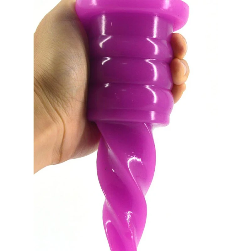 Qise в форме мороженого фаллоимитатор для женщин Анальная пробка огромный черный