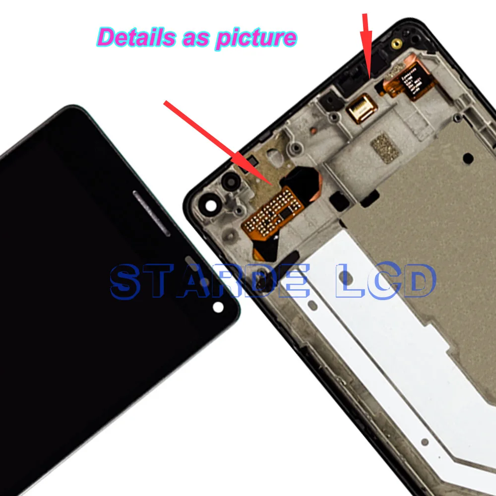 

STARDE Replacement LCD For Nokia Lumia 950XL LCD Display Touch Screen Digitizer Assembly Frame 950 XL RM1116