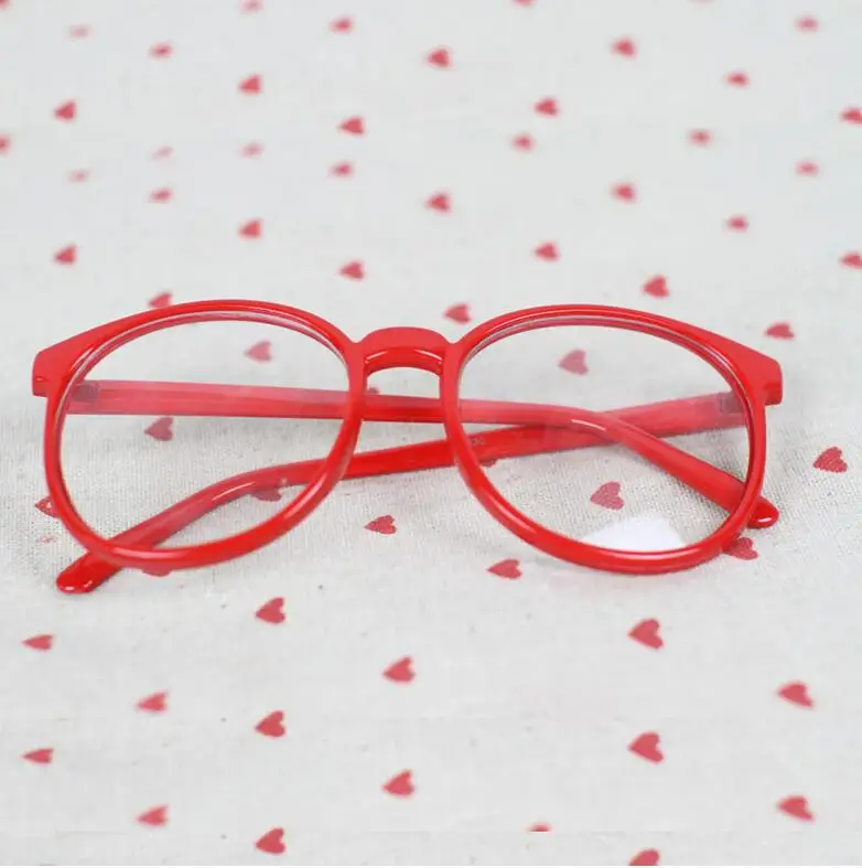 

Anime Kyoukai no Kanata Kuriyama Mirai Red Round Glasses Cosplay glasses Accessories