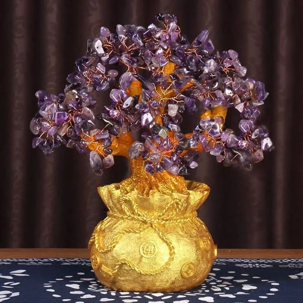 2019 Хрустальное Дерево Счастья орнамент Красивый Настольный для свадьбы Прямая