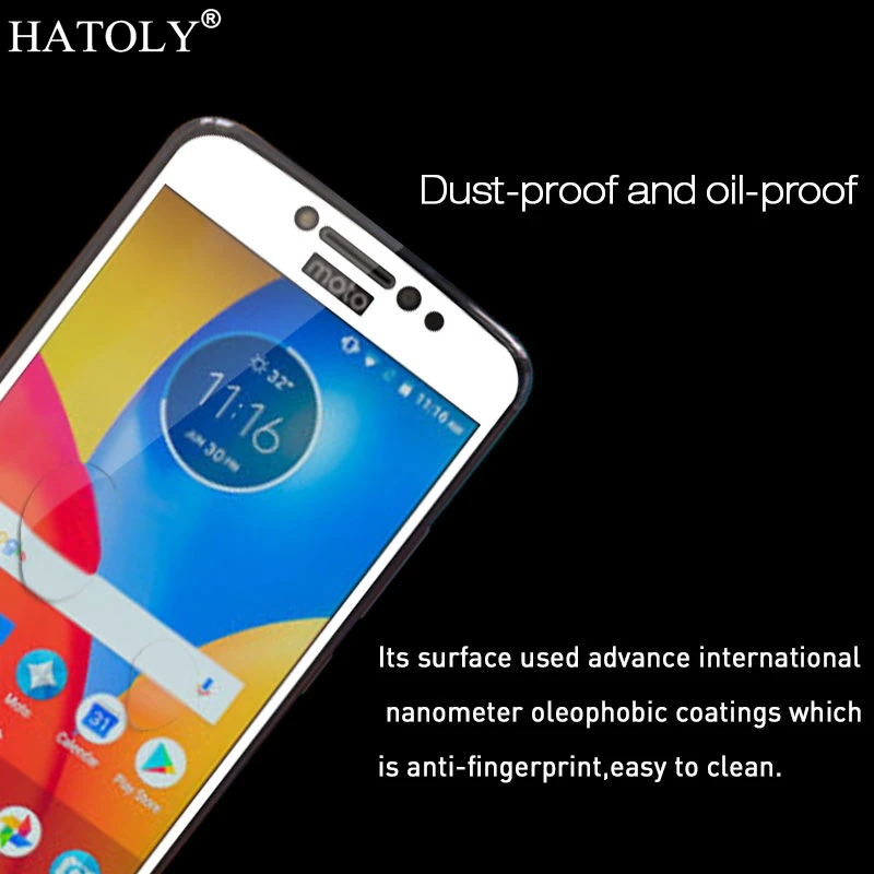 Закаленное стекло для Motorola Moto E4 Plus версия США 1 шт. защита экрана с полным