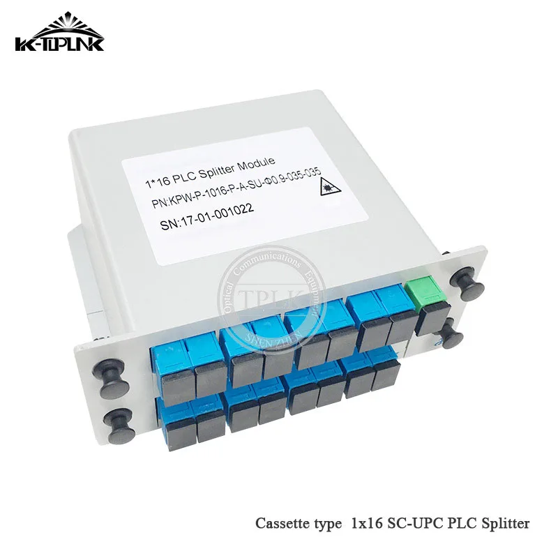 Разветвитель ПЛК CATV FTTH 1*16 распределитель кассета волоконно-оптическая