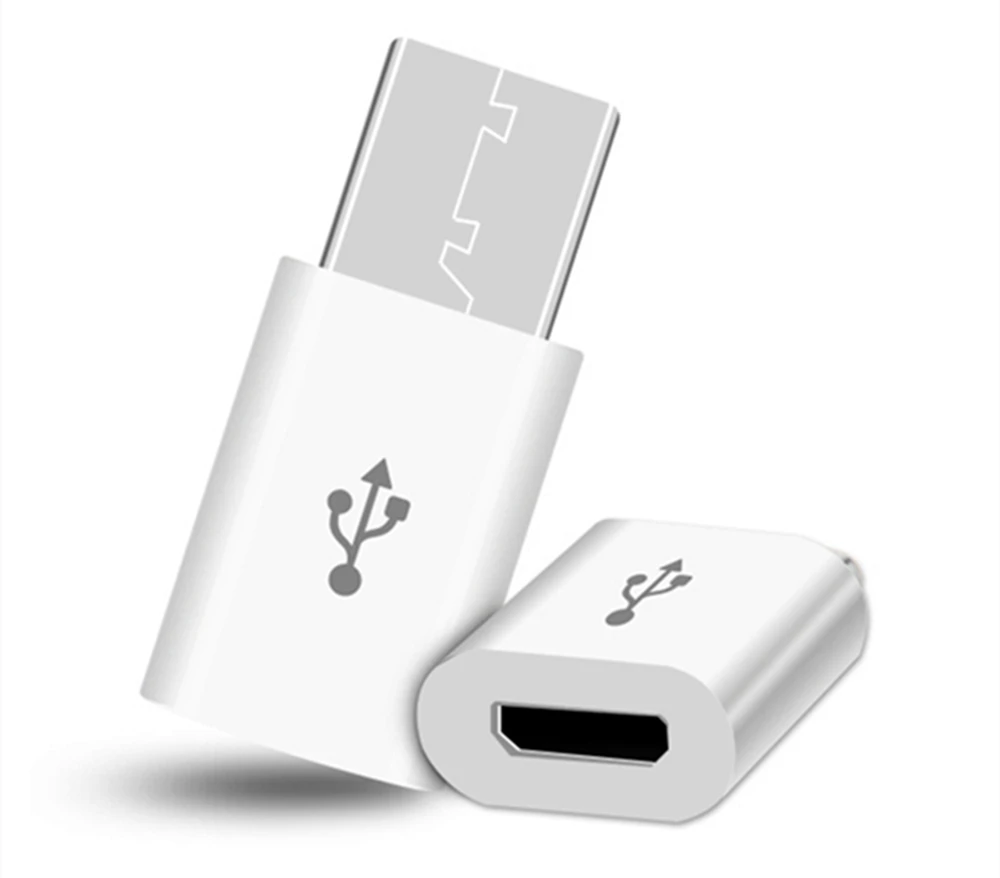 Переходник с USB на Type C для зарядного кабеля Huawei Mate9 P9 P10 LG G5/G6 Samsung S8 Plus ZUK Z2