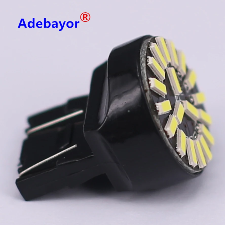 2 шт. T20 7443 W21/5 Вт безошибочный автомобильный Стайлинг 19smd 4014 SMD Реверсивный canbus