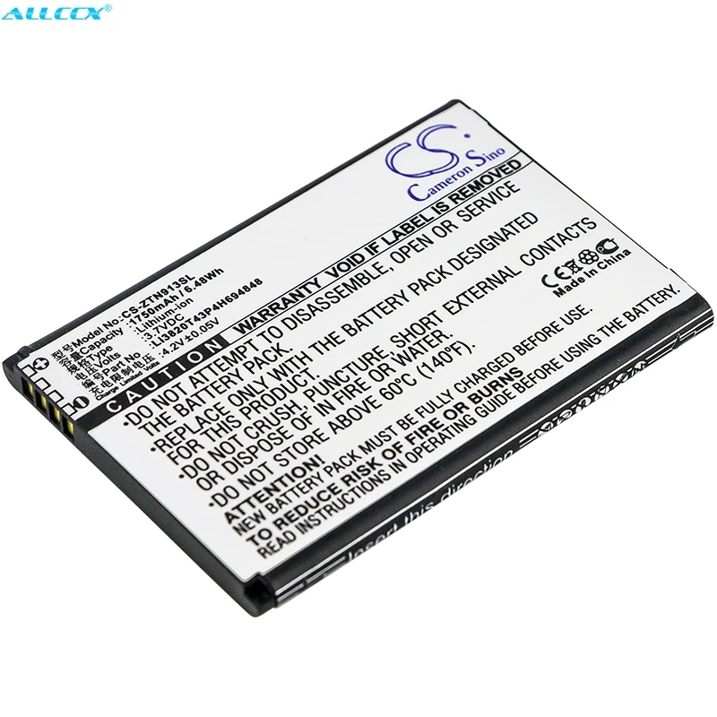 Cameron Sino 1750 мАч аккумулятор Li3820T43P4H694848 для ZTE N9136 Prestige 2 TD LTE Z835|Аккумуляторы