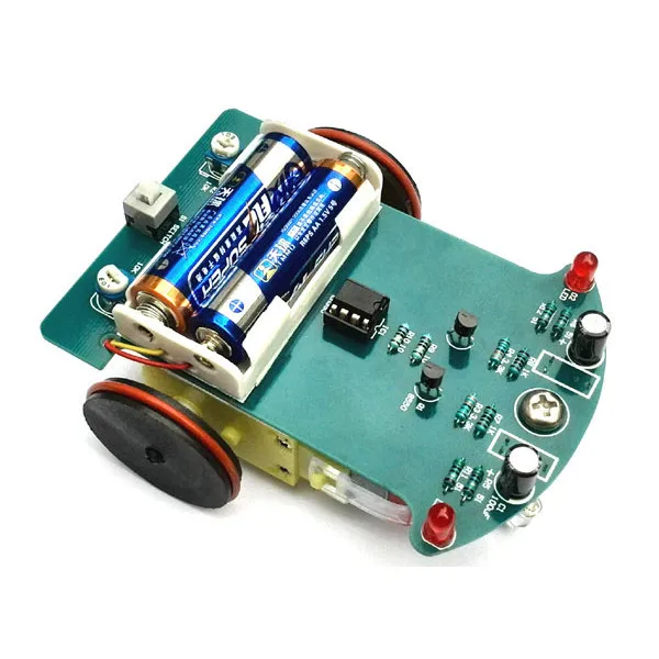 

DIY D2-1 Intelligent Tracking Car Kit 3V Small Smart Car