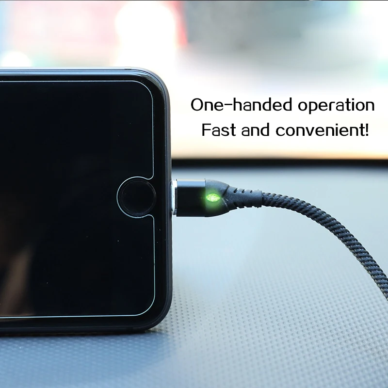 Магнитный кабель Micro USB для iPhone samsung type-c 3A Быстрая зарядка Магнитный адаптер зарядного устройства usb type C кабели для мобильных телефонов