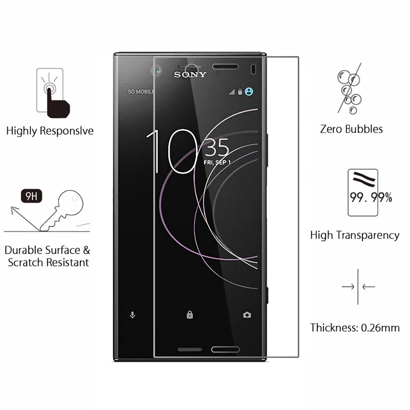 3 шт TOLIFEEL 9H Премиум Закаленное стекло для sony Xperia XZ1 Compact Mini Защитная пленка для экрана для sony Xperia XZ1