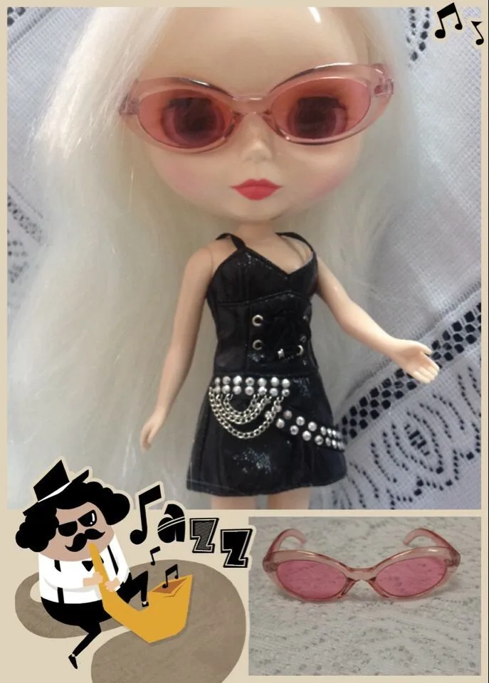 Нюдовые blyth очки для кукол/очки (подходит Блит)|blythe doll glasses|doll glassesblythe glasses |