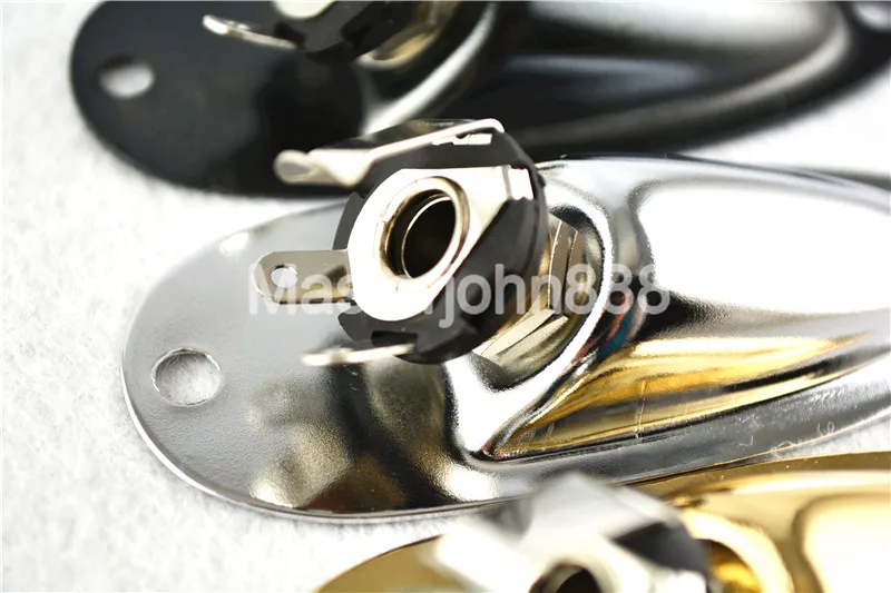 Золотистая/хромированная/черная фоторозетка с 2 винтами для электрогитары ST SQ |