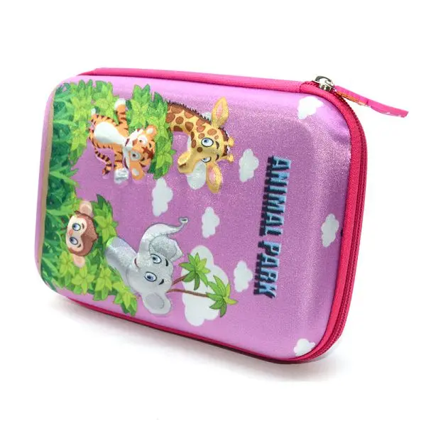 Purple zoo Чехол для карандашей школьные принадлежности Estuche Escolar Trousse Scolaire Stylo Estojo Escola EVA Kalem Kutusu чехол для карандашей с единорогом - Цвет: Purple zoo