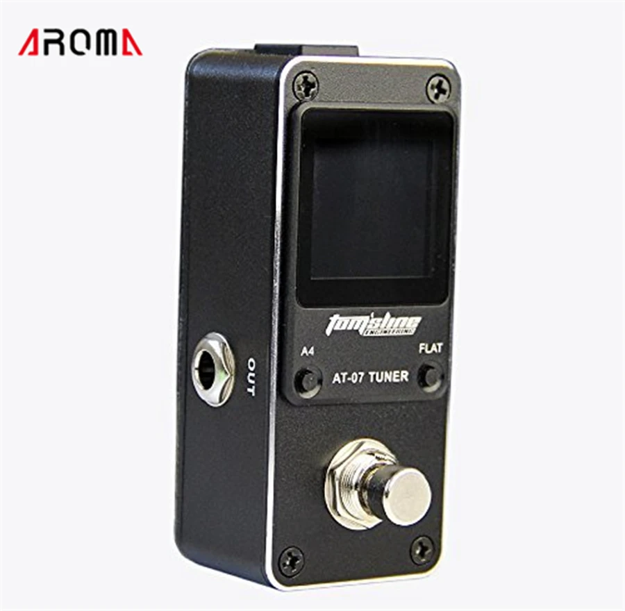 AROMA AT-07 Mini Chromatic Tuner Effect Pedal Single Electric Guitar Effects | Спорт и развлечения