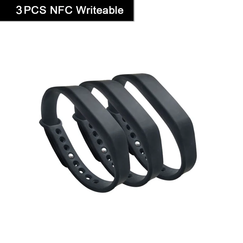 

(3 шт.) hecere RFID UID браслеты из силикона