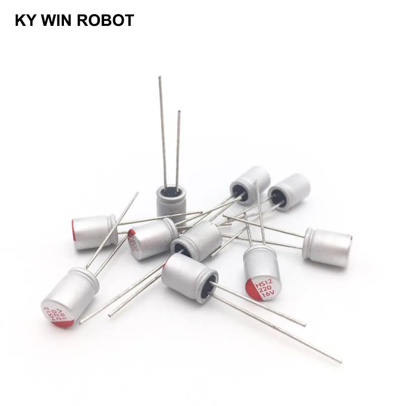16V220UF 6*9 DIP однотонные электролитический конденсатор с алюминиевой крышкой, 220 мкФ 16V 6X9 мм твердотельного конденсатор с алюминиевой крышкой, высокое качество