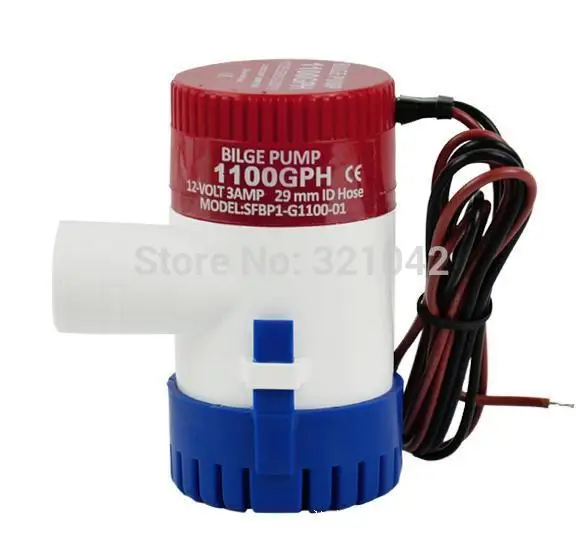 Трюмный насос 12v 1100gph 12VDC правило водяной используемый в лодке гидросамолет мотор