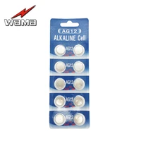 10x wama ag12 lr43 386 301 1 5v alkaline button cell coin battery wholesales disposable calculator toys