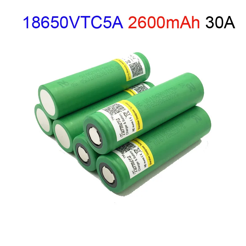 18650 аккумулятор vtc5a 3 7 В 2600 мАч VTC5A литий ионная аккумуляторная батарея Акку для