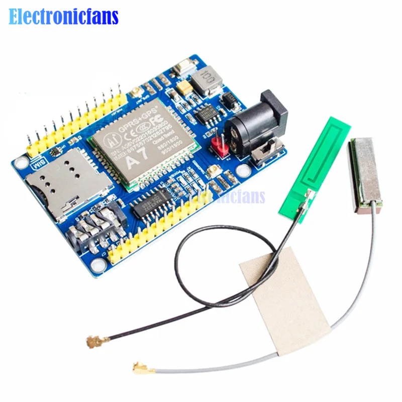 DC 5-9 V A7 GSM GPRS gps 3 в 1 модуль беспроводной щит Поддержка голос коротких сообщений
