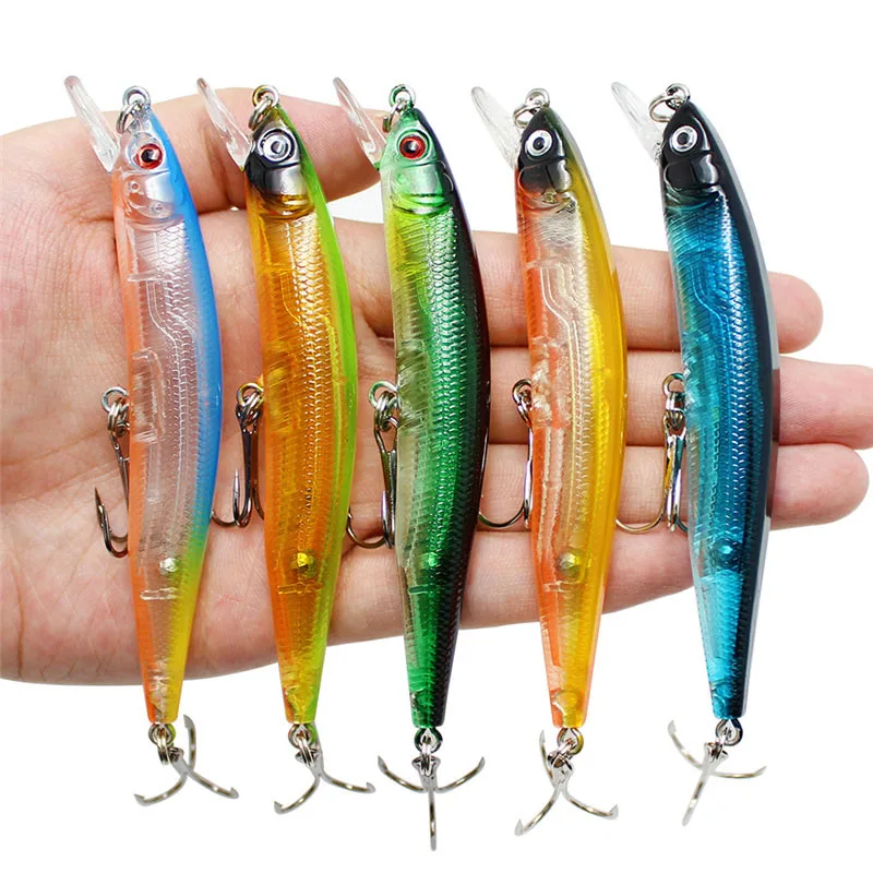 Yuewins Minnow рыболовная приманка Щука Isca искусственная жесткая 95 мм 8 1 г Topwater Pesca