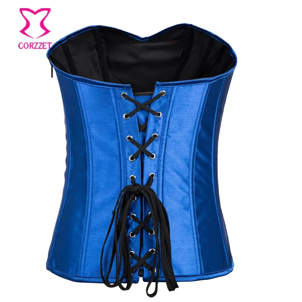 Корсет атласный корсет и бюстье на шнуровке|overbust corset|corsets and bustierssexy steampunk |