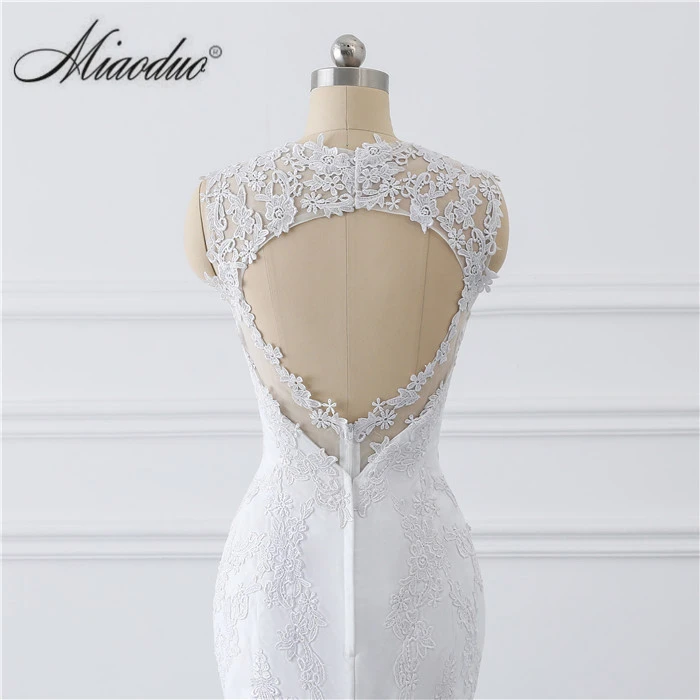 Уникальный Русалка свадебное платье 2021 вырез на спине длинные Robe de Mariage с