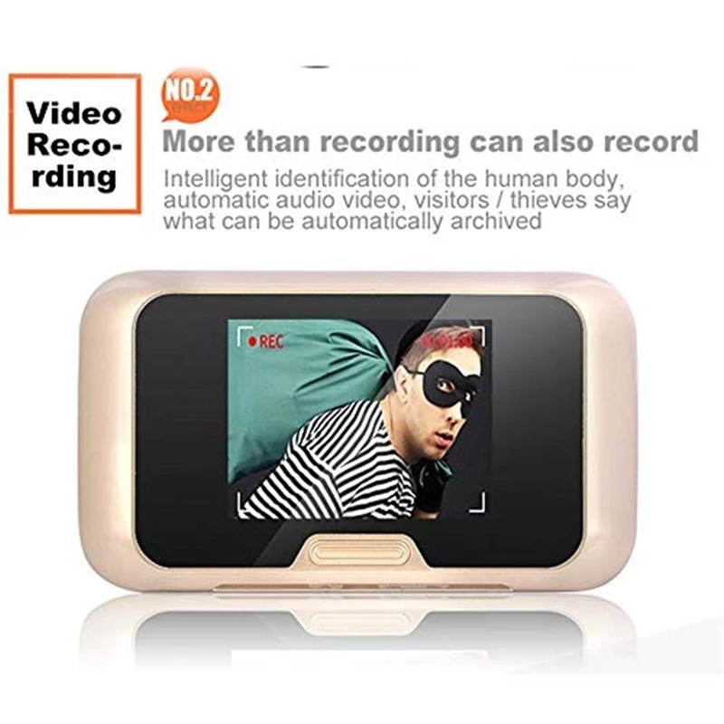 Видео дверной звонок 3 0 дюймовый видеозвонок умный электронный кошачий глаз