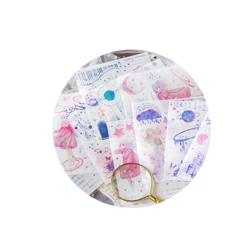 Коллажи серии 10 шт./лот креативные наклейки для дневника сделай сам декоративные