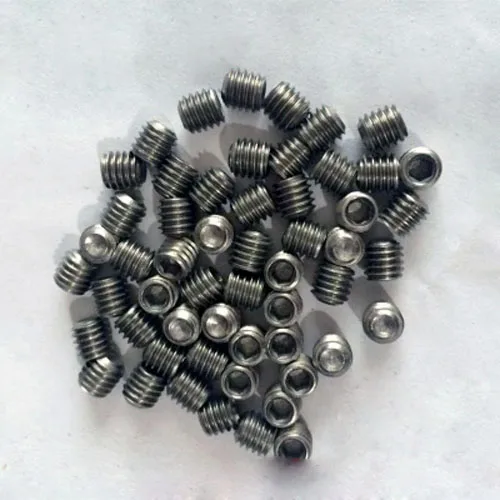 4 шт. M3X3mm-10mm длина GR2 титановые шестигранные жесткие болты вогнутый конец