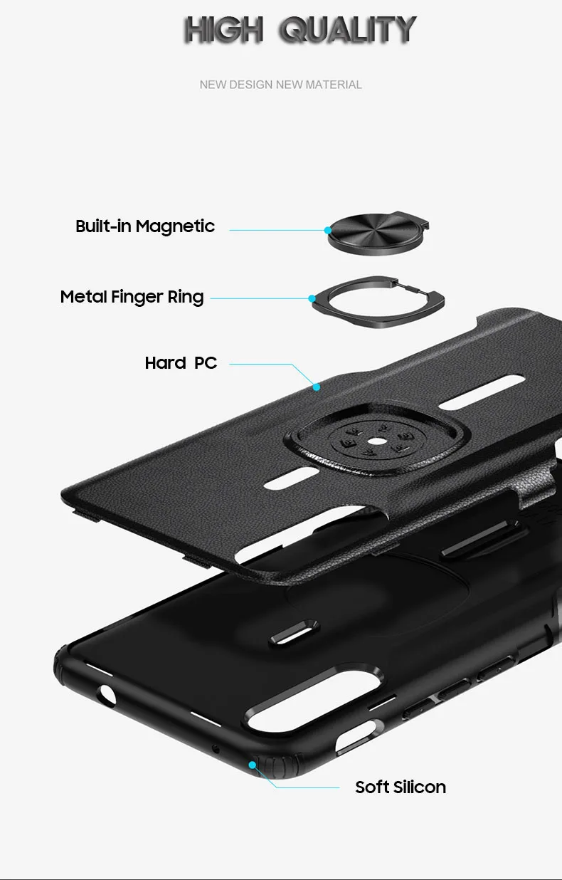 Чехол для Vivo V15 Pro, чехол для Vivo IQOO NEX A V11 V15 Y17, чехол на заднюю панель, магнитный автомобильный держатель, бронированный чехол, защитный чехол