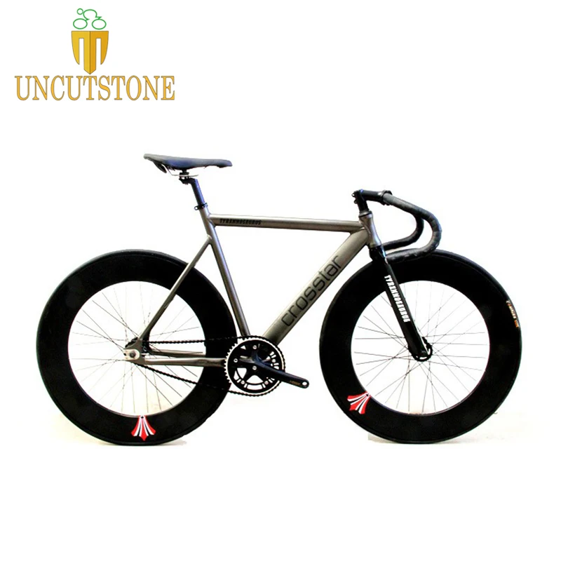 Фиксированная Шестерня велосипеда Fixie рама 53 см 55 см 58 см DIY 700C алюминиевый сплав велосипед трек велосипед 70 мм сплав колеса велосипед