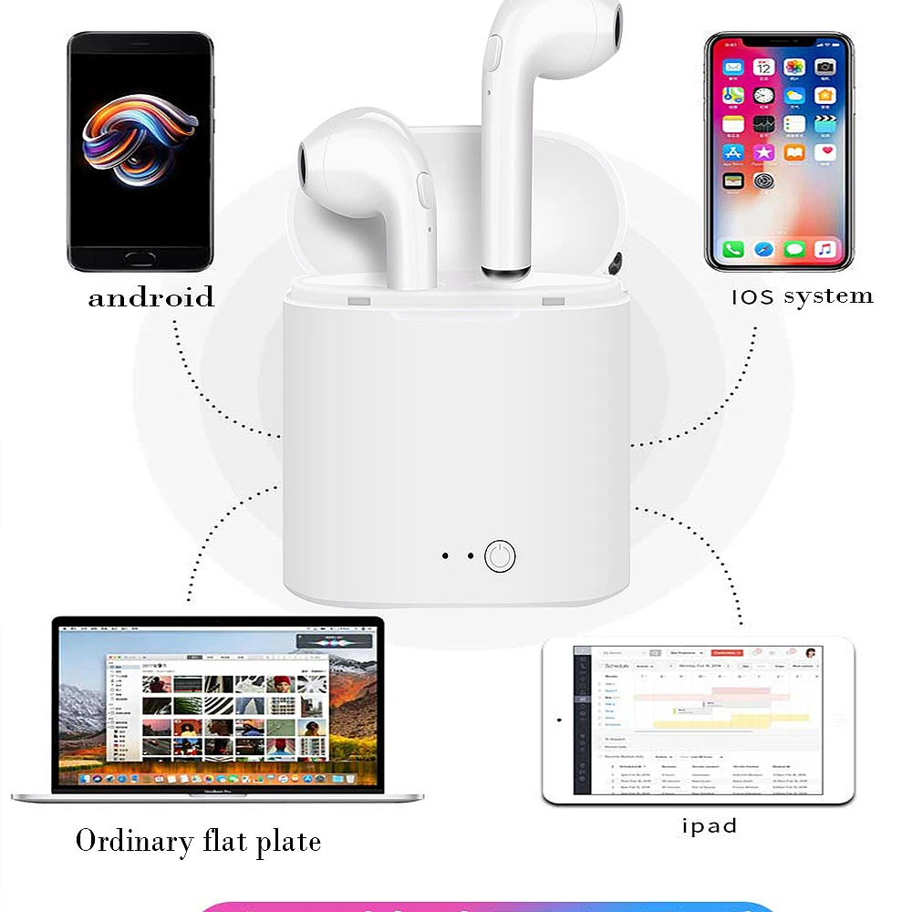 Для Airpro Bluetooth гарнитура беспроводная стерео наушники спортивные для телефона IPhone