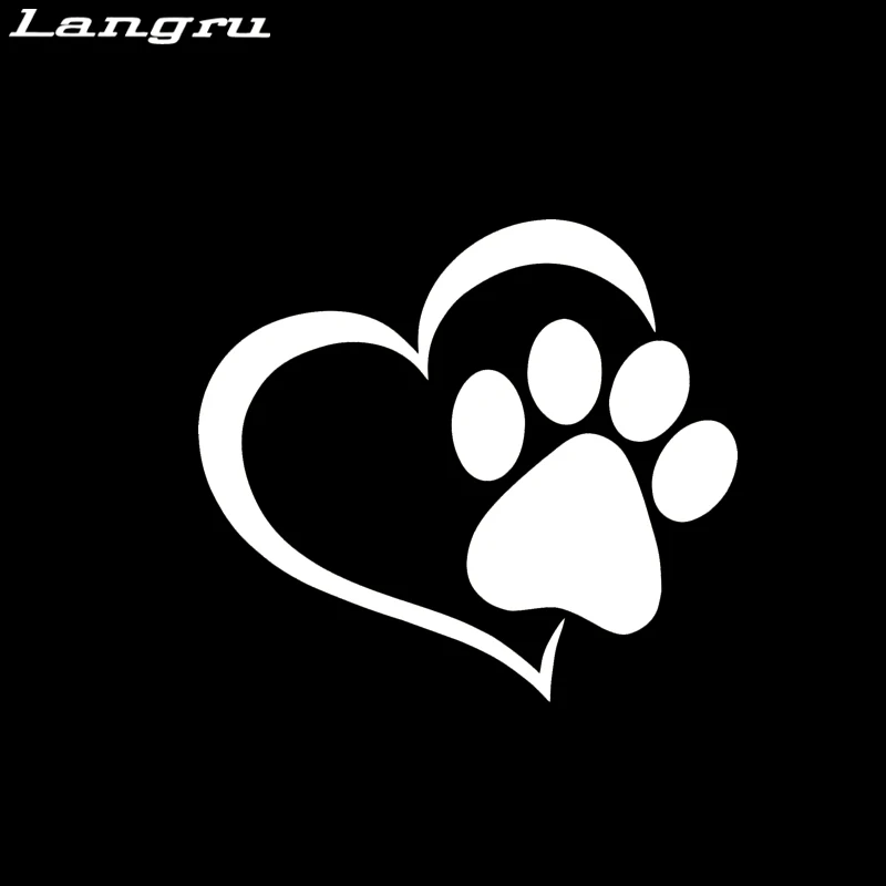 Langru 2017 Горячая Распродажа Милая лапа для домашних животных с сердцем собака