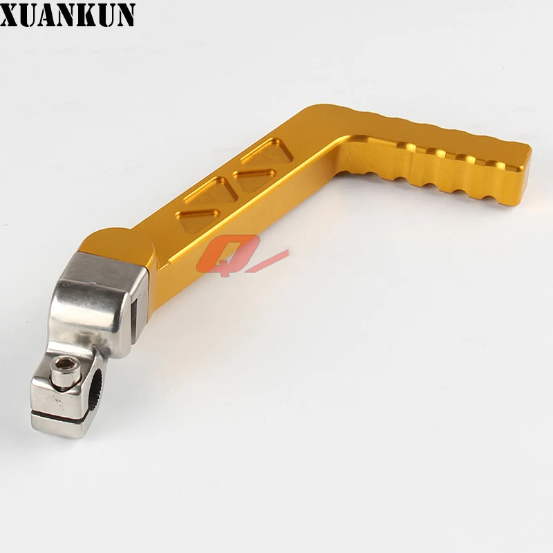 XUANKUN 50 70 110 125cc маленький гоночный мини внедорожный мотоцикл рычаг запуска