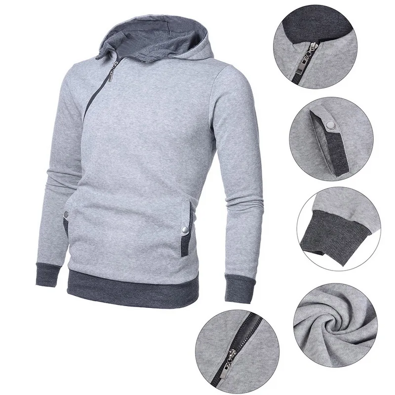 HEFLASHOR мужские узкие для фитнеса толстовки Повседневная мужская куртка с