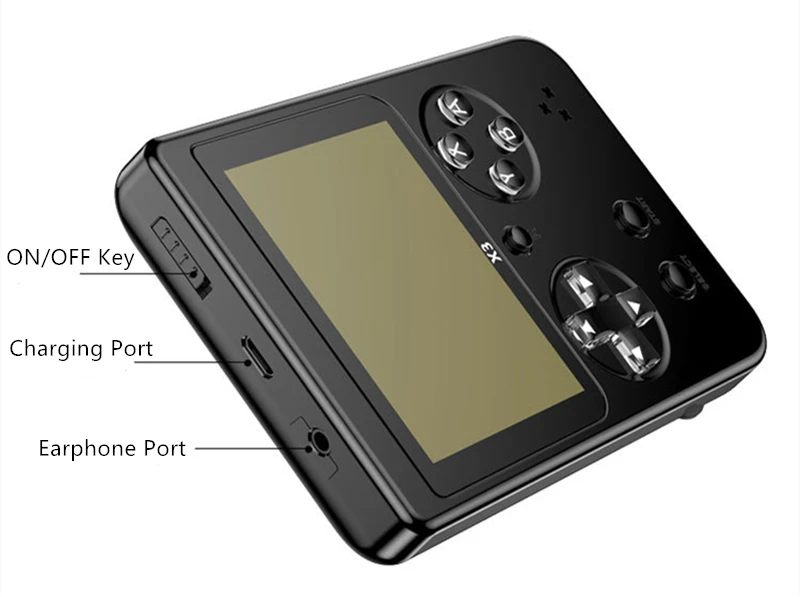 Мини 8 бит Ретро портативная игровая консольная видеоигра Встроенный 400