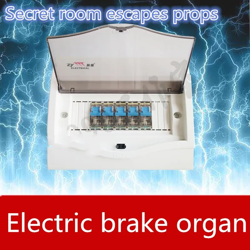

9527 real life games escape room props Electric brake organ unlock props Dial code props puzzle for escape room game