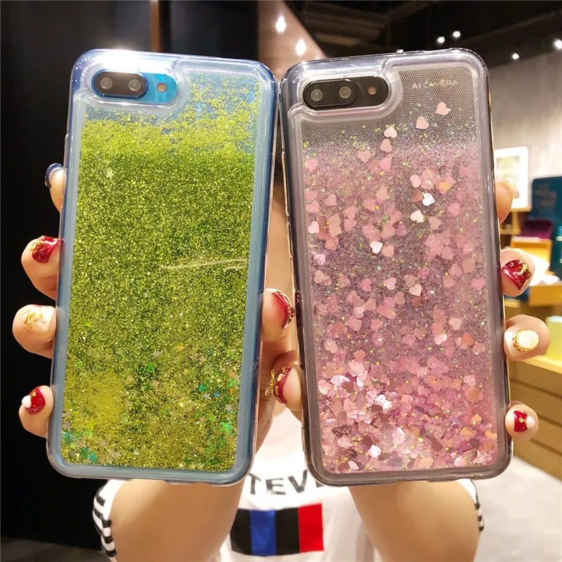 Динамический жидкий зыбучий песок блестящий чехол ТПУ для iPhone 7 Plus 8 SE 5 5S 6s X XS Meizu M3