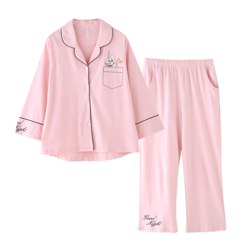 Осень зима набор пижам для пар женская теплая одежда сна 2019 Модный милый