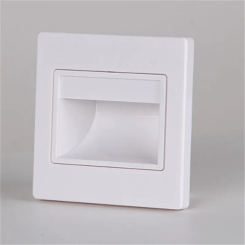 

Wall lamp led stair lights 1.5W led floor lighting night light For channel,step,Stairway + 86#mounting box,White warm blue light