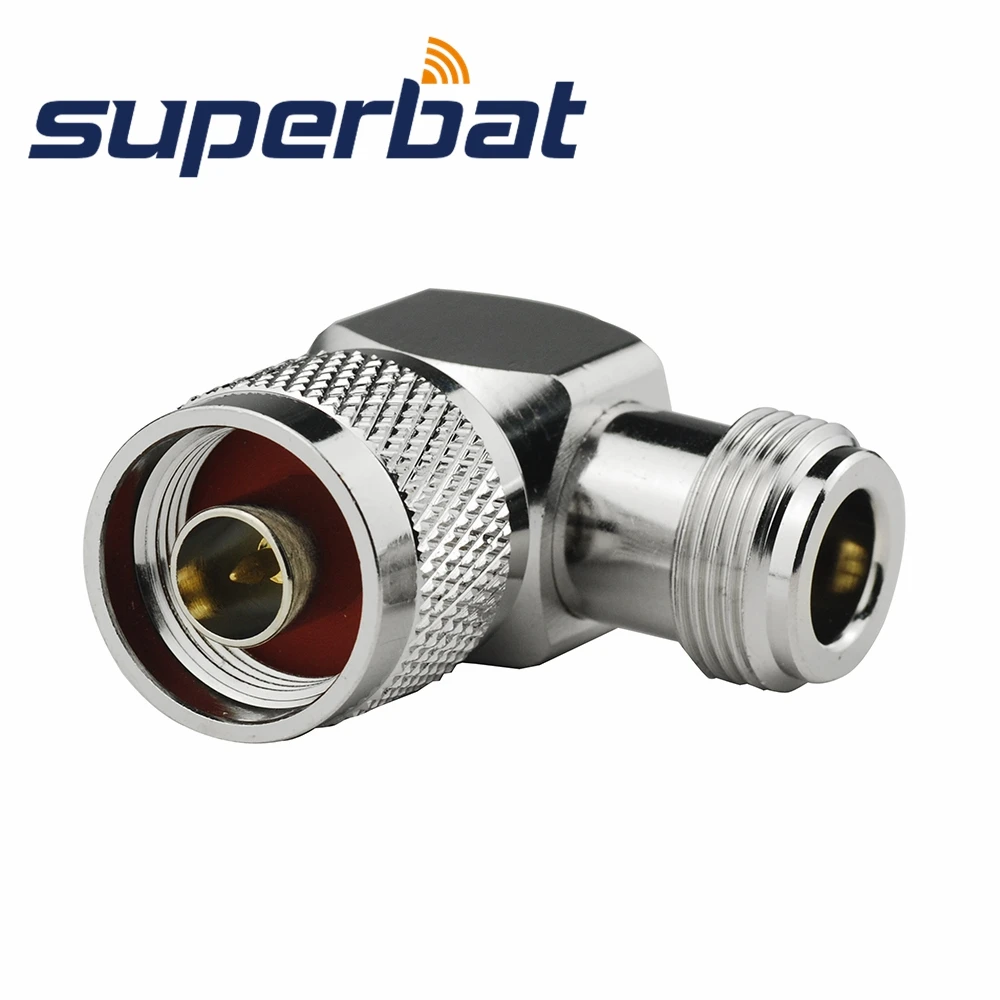 Superbat N-Type Adapter N Male to Female Right Angle RF Coaxial Connector | Мобильные телефоны и аксессуары