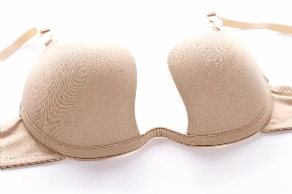 Сексуальный бюстгальтер Push Up U Plunge Bra нижнего белья Регулируемый Кабриолет бесшовные бюстгальтер с получашечками Для женщин краткое платье женское белье бюстгальтер с бретельками