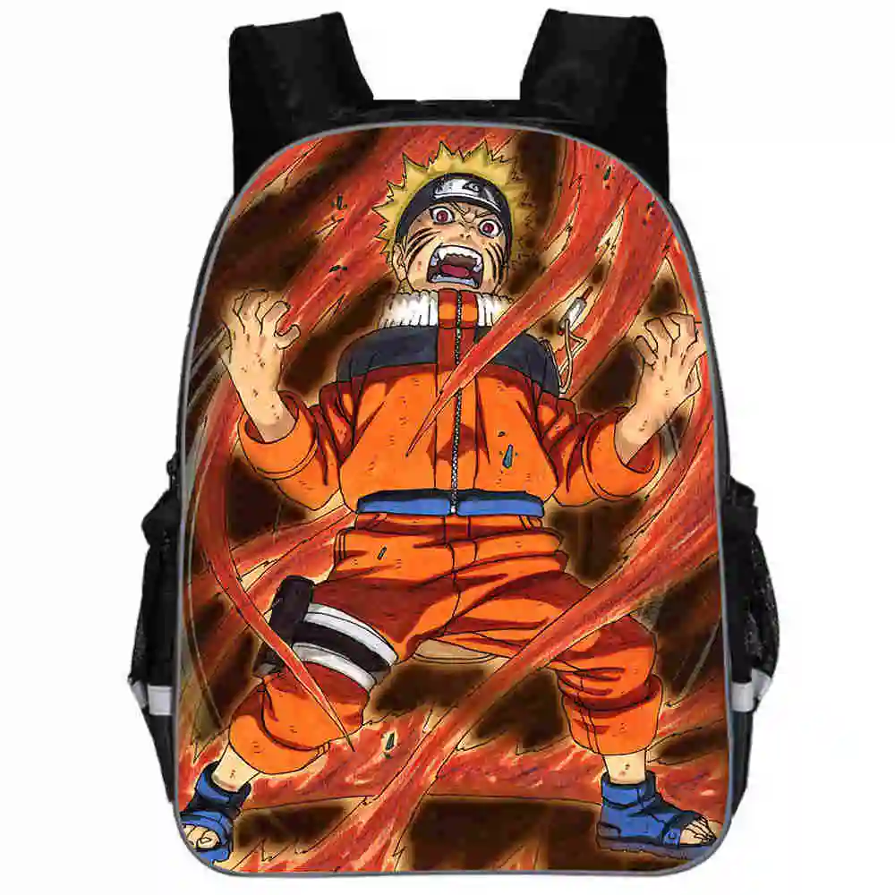 Наруто рюкзак Uchiha SASUKE uzumaki для подростков мальчиков девочек малышей животных детей школьные сумки для книг мужчин женщин Рок Mochila Bolsa - Цвет: G