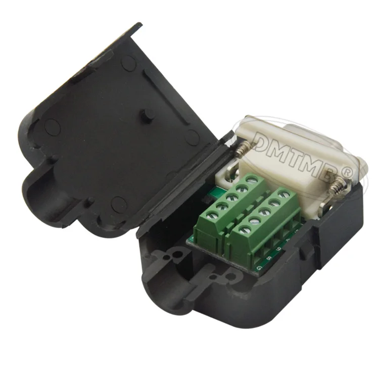 Позолоченный разъем DB9 COM гнездовой RS232 с обратной стороны винтовой разъем|connector