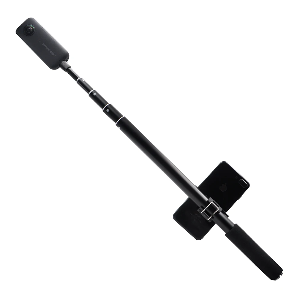 60 90 мм селфи палка Выдвижная алюминиевая для из сплава камеры Insta360 ONE/ONE X/EVO|Детали