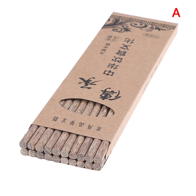 Wooden 10pairs A 10 пар/1 пара натуральный японский деревянный бамбуковые палочки для еды здоровье без лака воск Посуда столовая посуда - Цвет: Wooden 10pairs A