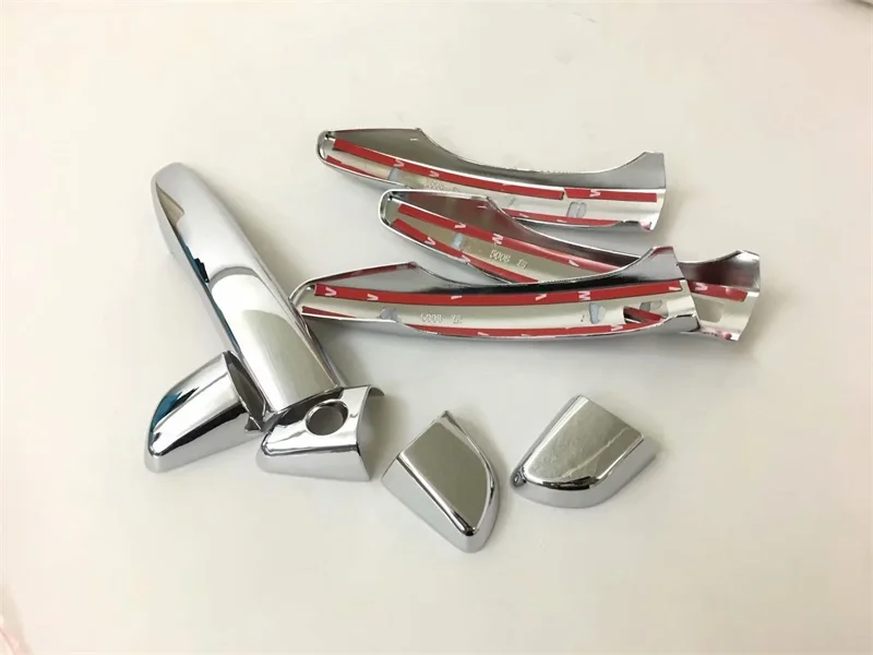 

Abaiwai For Peugeot 3008 GT 2017 2018 Car ABS Chrome Trim Door Handle Cover Sticker Exterior Decoration Styling Accessories 8pcs
