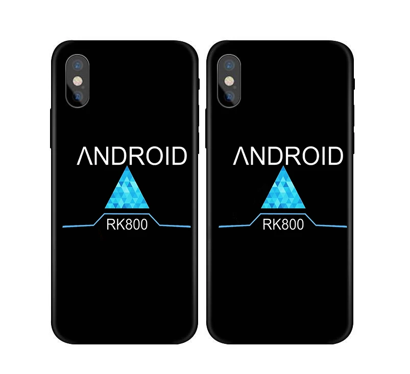 Чехол для телефона с Android RK900 Connor для iPhone X, 8, 6 s, 7 Plus, 5S, Detroit, чехол для samsung s8, s9 plus, S6, S7 Edge